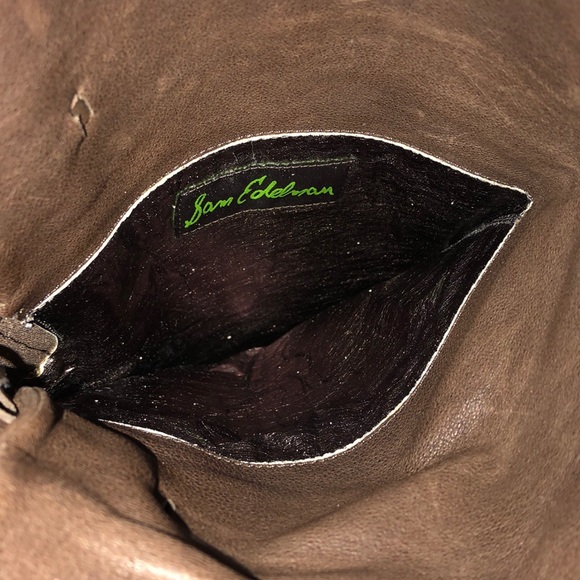 Sam Edelman leather boots Sz 11 knee high laced - Picture 5 of 6